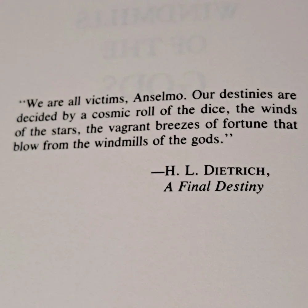 Windmills of the Gods Sidney Sheldon 1987 First Edition Hardcover Thriller Book